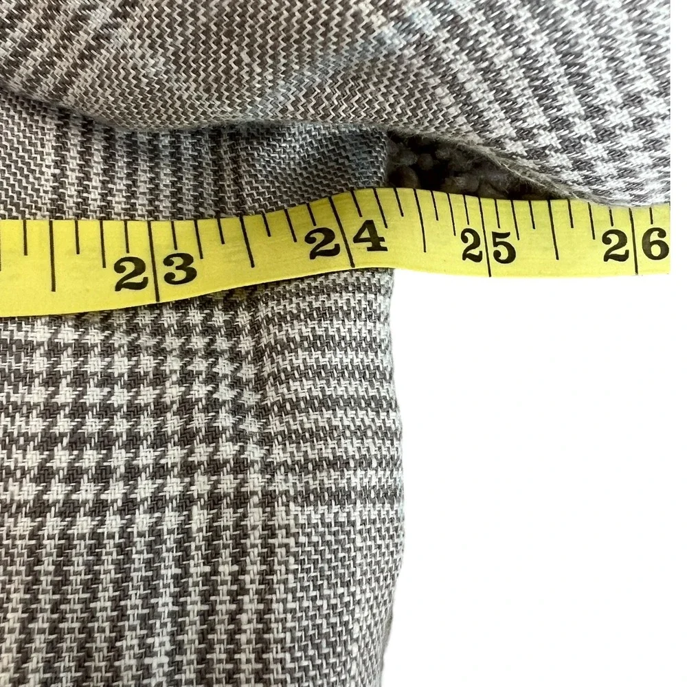 Lauren Ralph Lauren Men's Wool‎ Blend Glen Plaid Blazer Gray Black 2-Button 40R